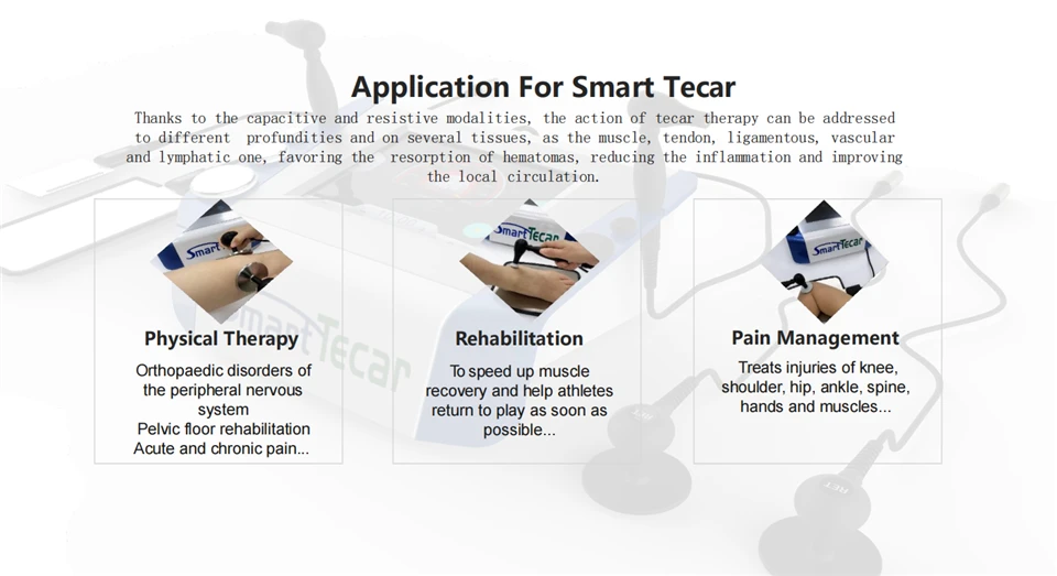 Smart Tecar Physical Therapy Machine